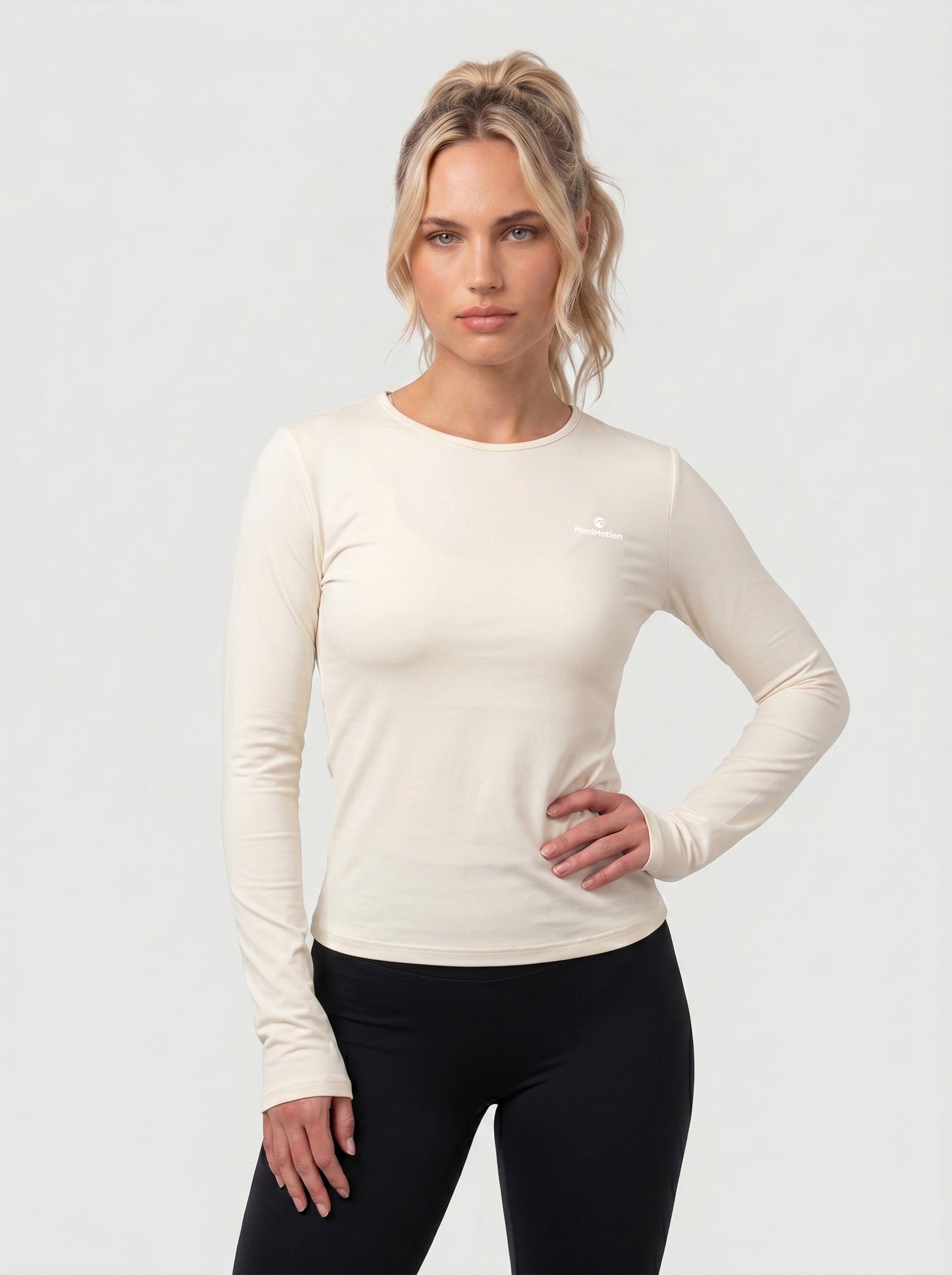 Fitted Long-Sleeve Contour Top – Stretch & Sculpt