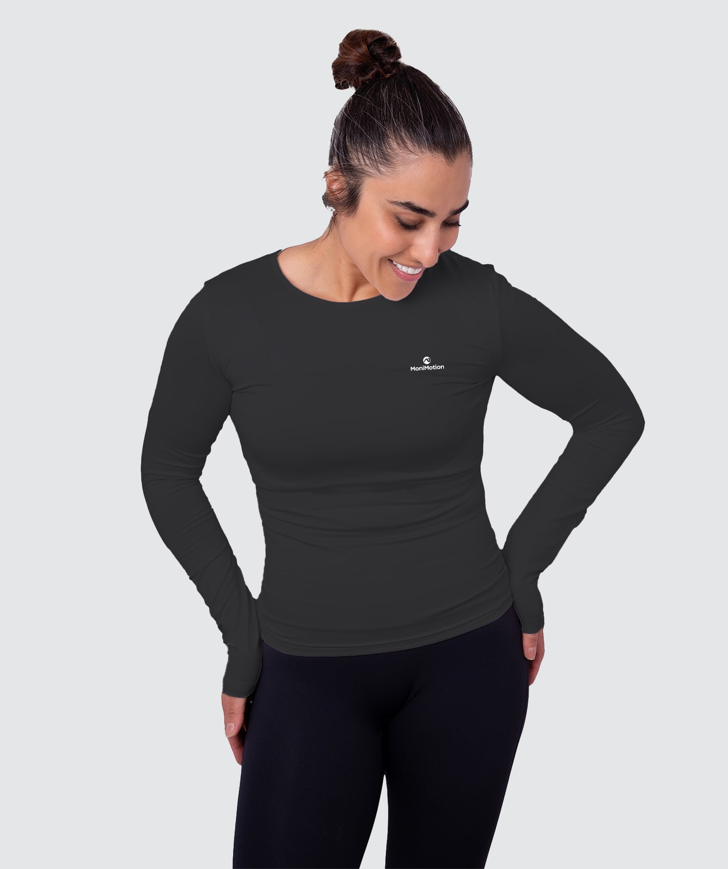 Fitted Long-Sleeve Contour Top – Stretch & Sculpt