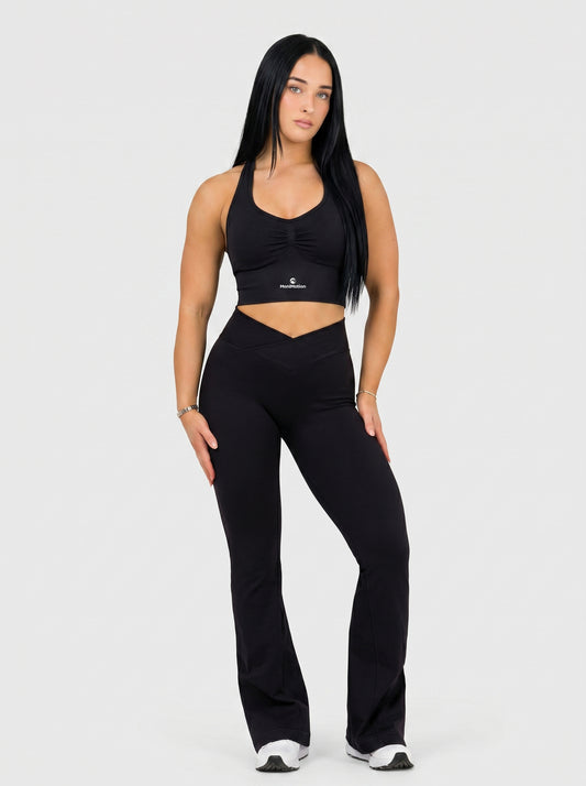 MotionFlex Seamless Ribbed Flare Leggings