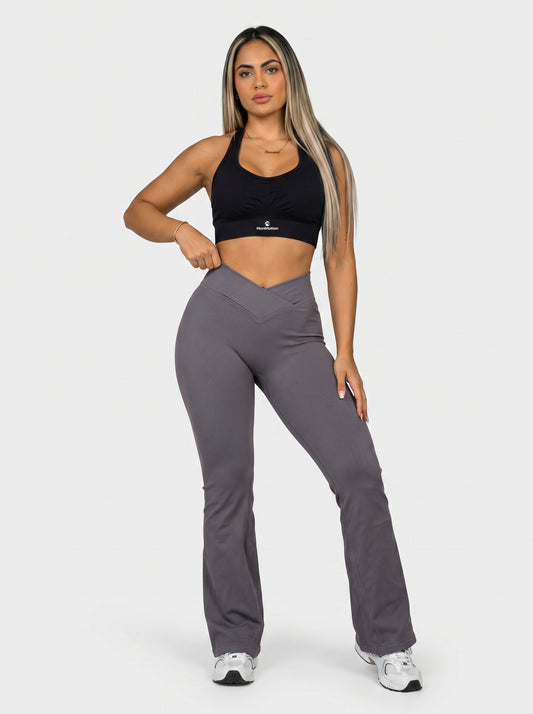 MotionFlex Seamless Ribbed Flare Leggings