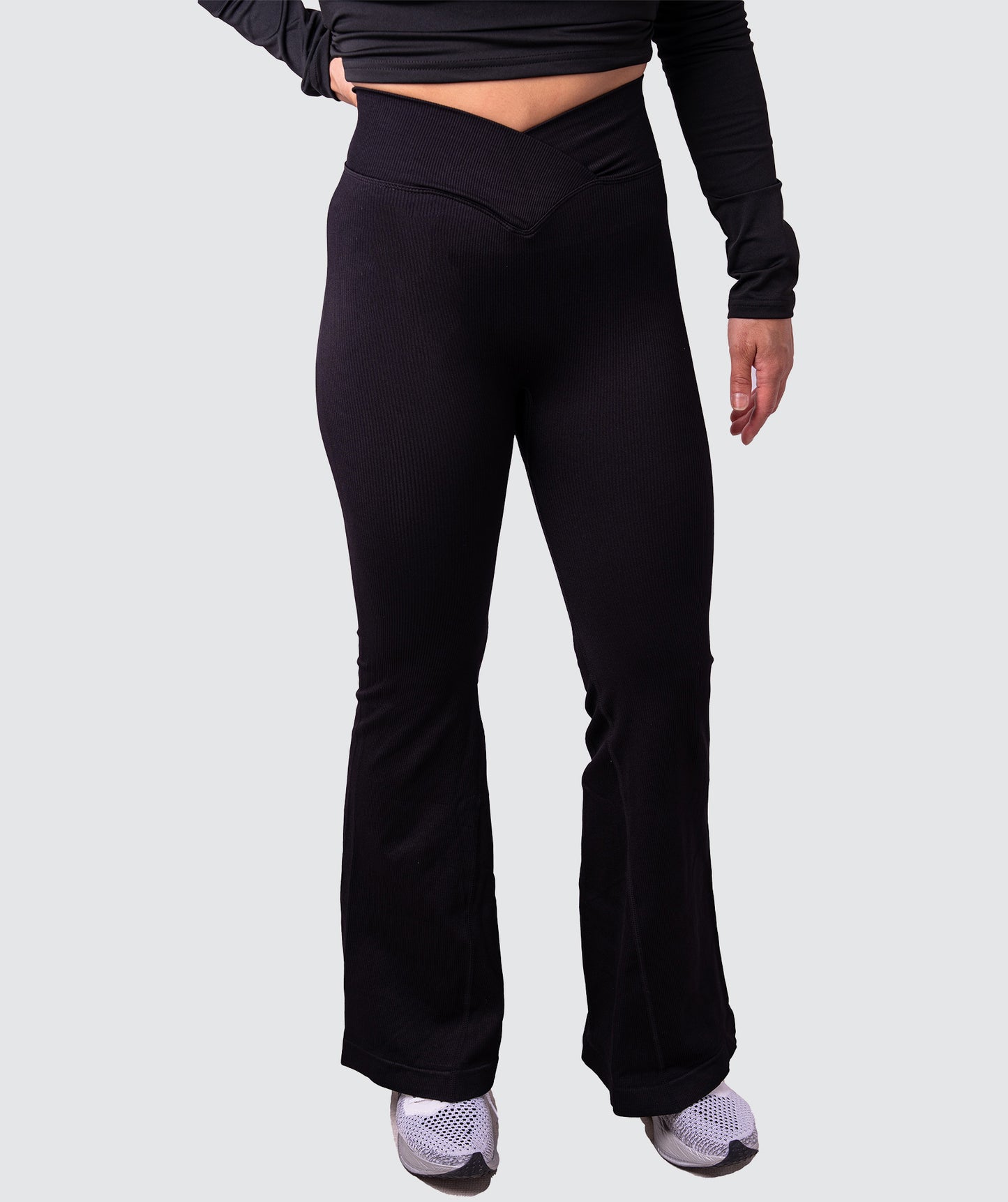 MotionFlex Seamless Ribbed Flare Leggings
